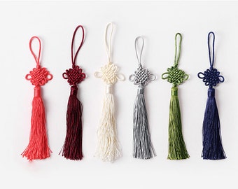 2 Korean tradition tassels,yarn tassel,Korean gift packaging,Asian gift packaging,Asian tassel,hanbok tassel,norigae,cute tassel,Asian gift