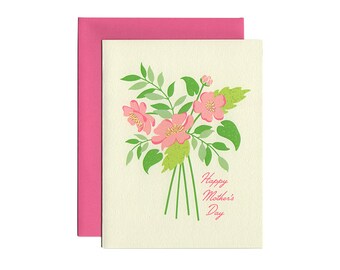 Happy Mother's Day Bouquet Greeting Card