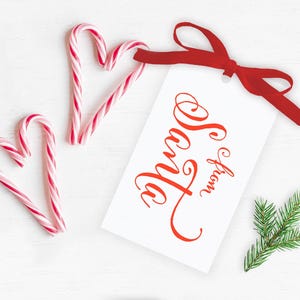 PRINTABLE PDF From Santa Gift Tags
