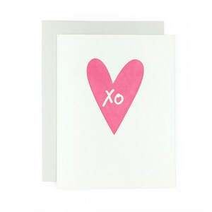 Carte XO Heart pour la Saint-Valentin