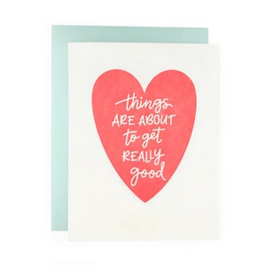 Things Are About to Get Good Naughty Valentine Day Card for Boyfriend