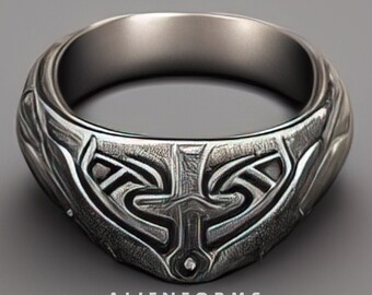 anillo de fantasía, anillo celta, anillo medieval, anillo geek, anillo de plata, anillo nerd, anillo de jugador, cosplay de fantasía, anillo de almas, anillo gótico, anillo de pergaminos