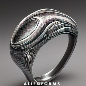 space ring, sculptural ring, aliens ring,futuristic ring,Geek ring, sci fi ring, cyberpunk ring, gamer ring, alien ring, gothic ring