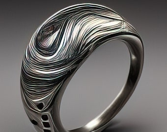 space ring, sculptural ring, aliens ring,futuristic ring,Geek ring, sci fi ring, cyberpunk ring, gamer ring, alien ring, gothic ring