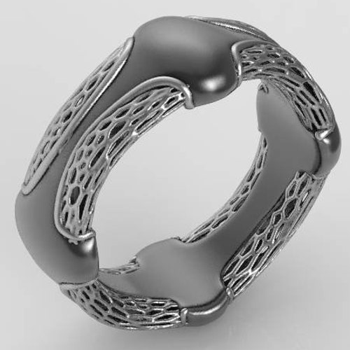 Alien Ring Xenomorph Ring Sci Fi Ring Ring Geek Wedding Etsy