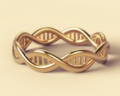 geek wedding ring, DNA wedding ring, alternative wedding ring, science wedding ring, unique wedding ring