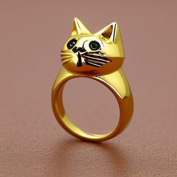 Kitty cat ring hotsell