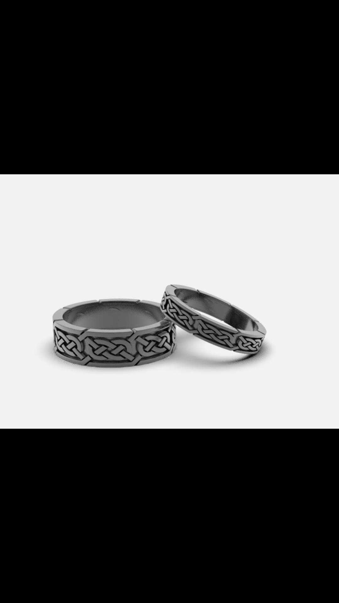 Celtic Wedding Bands Celtic Wedding Ring Silver Celtic Knot Etsy