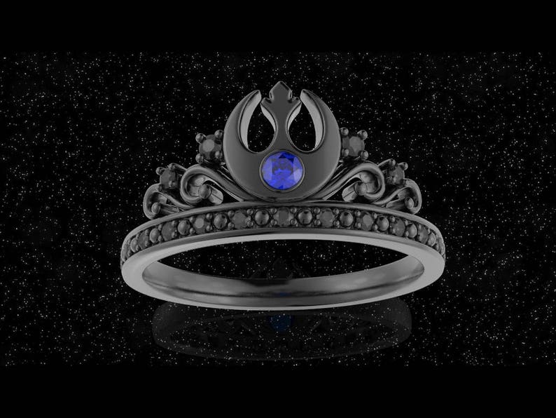 Star Wars Engagement Ring Geek Engagement Ring Star Wars Etsy