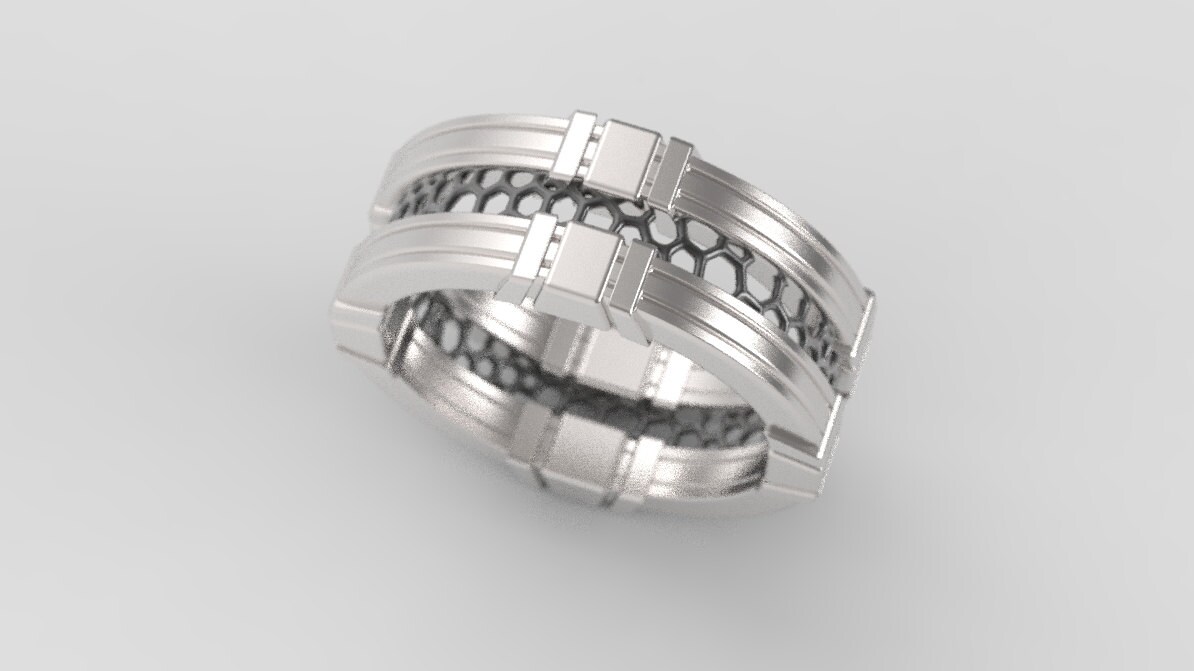 Geek Rings Geek Wedding Ring, Geek Engagement Ring, Sci Fi Ring, Nerd Ring, Geek ...