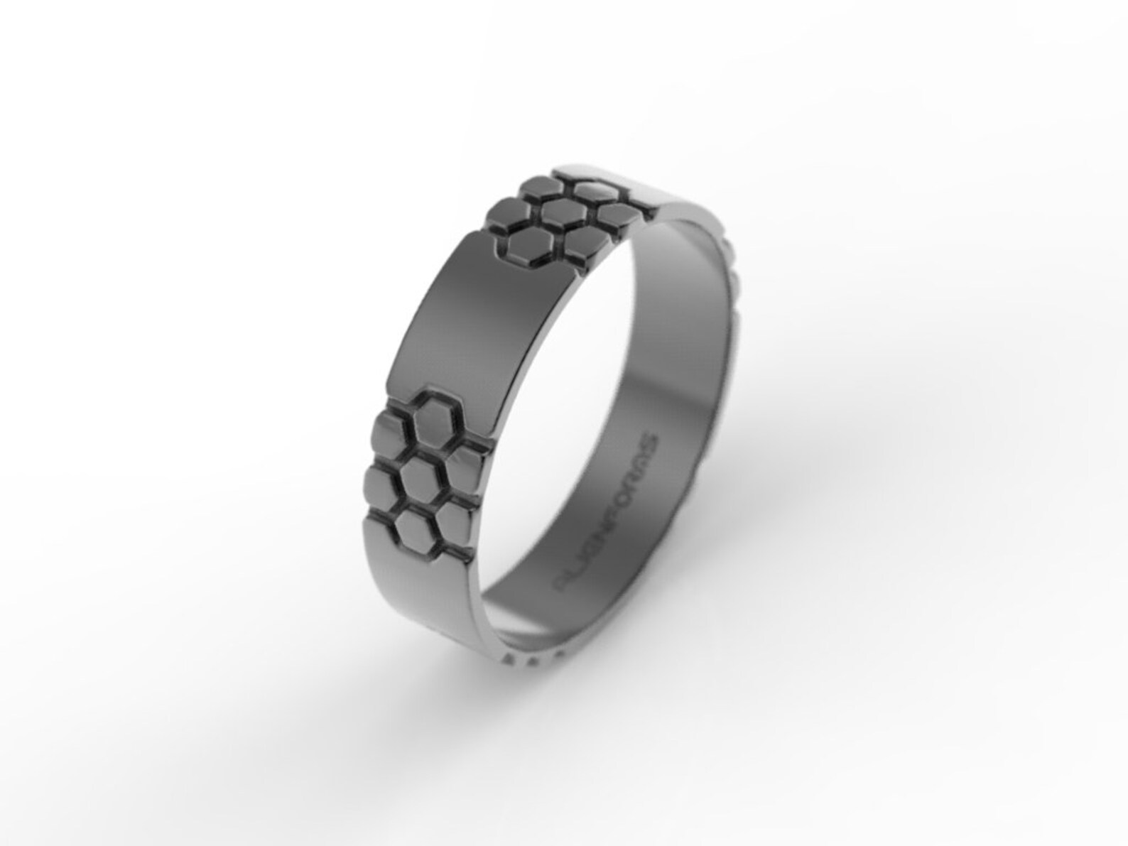 Gamer Wedding Ring, Futuristic Wedding Band, Geek Wedding Ring, Scifi ...
