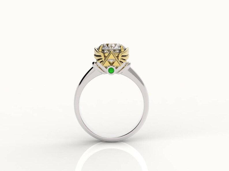 Geek Engagement Ring Zelda Engagement Ring Triforce Etsy