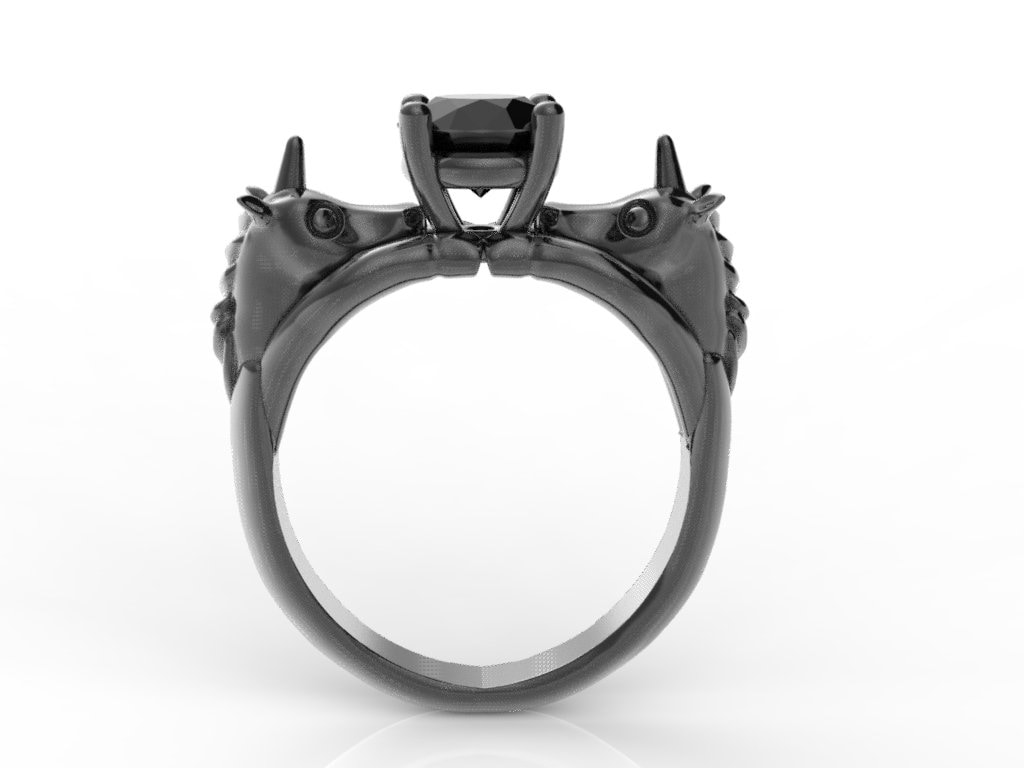 Unicorn Engagement Ring Geek Engagement Ring Nerd Engagement - Etsy