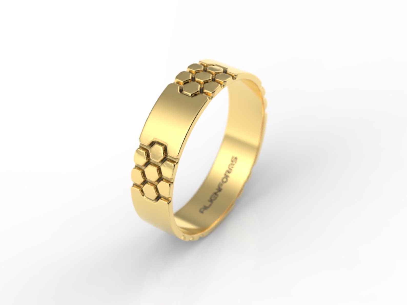 Gamer Wedding Ring, Futuristic Wedding Band, Geek Wedding Ring, Scifi ...