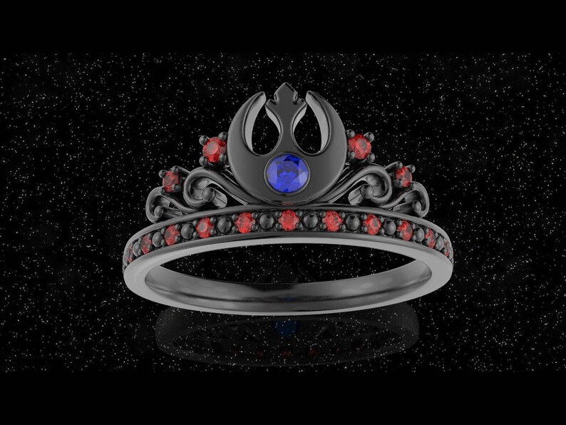 Star Wars Engagement Ring Geek Engagement Ring Star Wars Etsy Australia