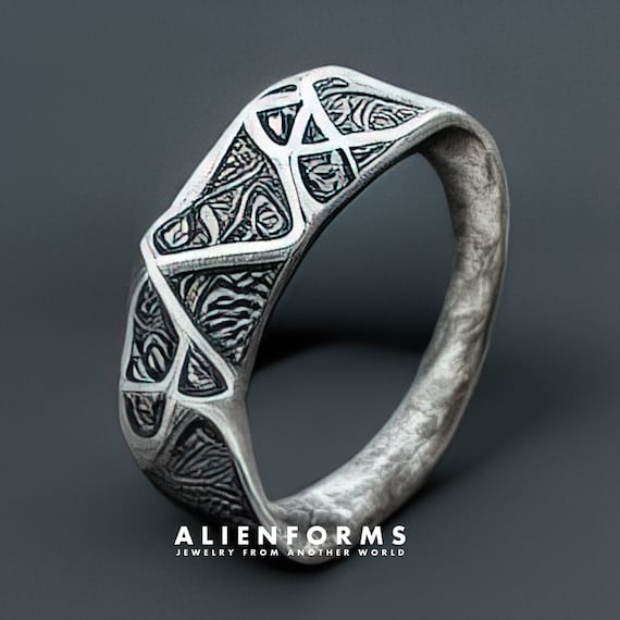 fantasy ring celtic ring medieval ring ancient Geek ring gamer ring goth souls ring gothic ring viking ring Oseberg norse nordic