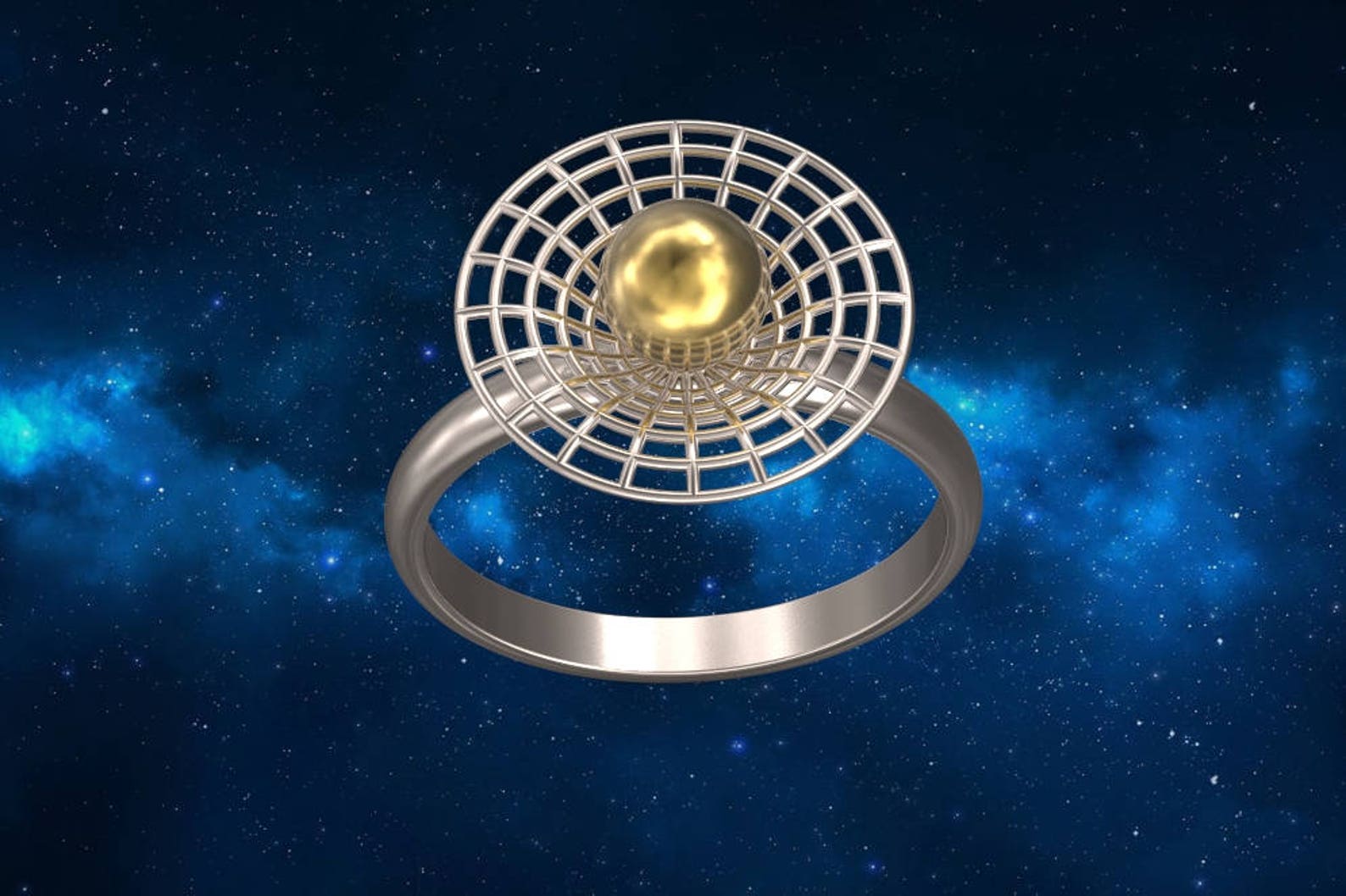 Geek engagement ring einstein science engagement ring nerd Etsy