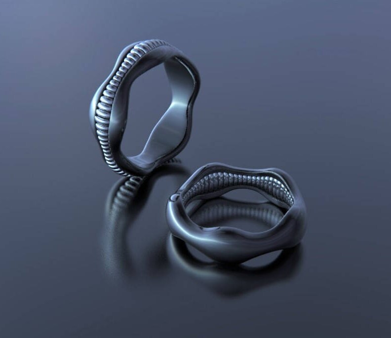 Geek Rings Sci Fi Ring, Alien Ring, Geek Ring, Gamer Ring, Futuristic Ring - Etsy