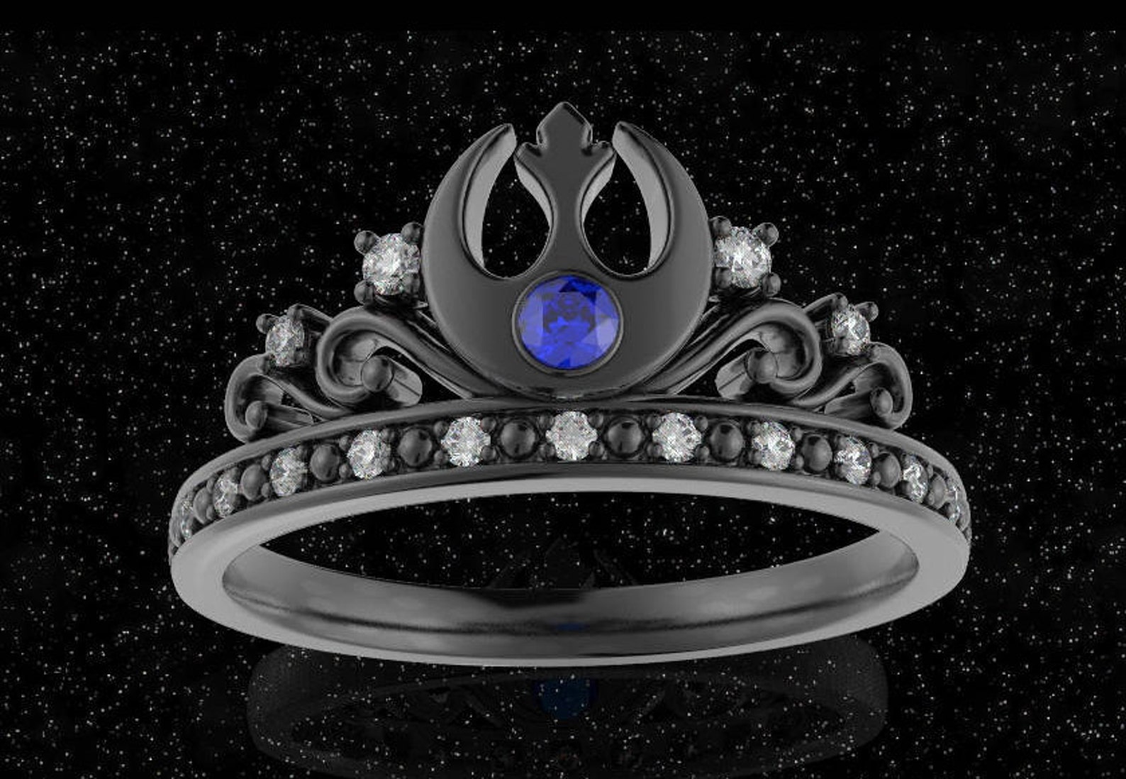 Star Wars Engagement Ring Geek Engagement Ring Star Wars Etsy