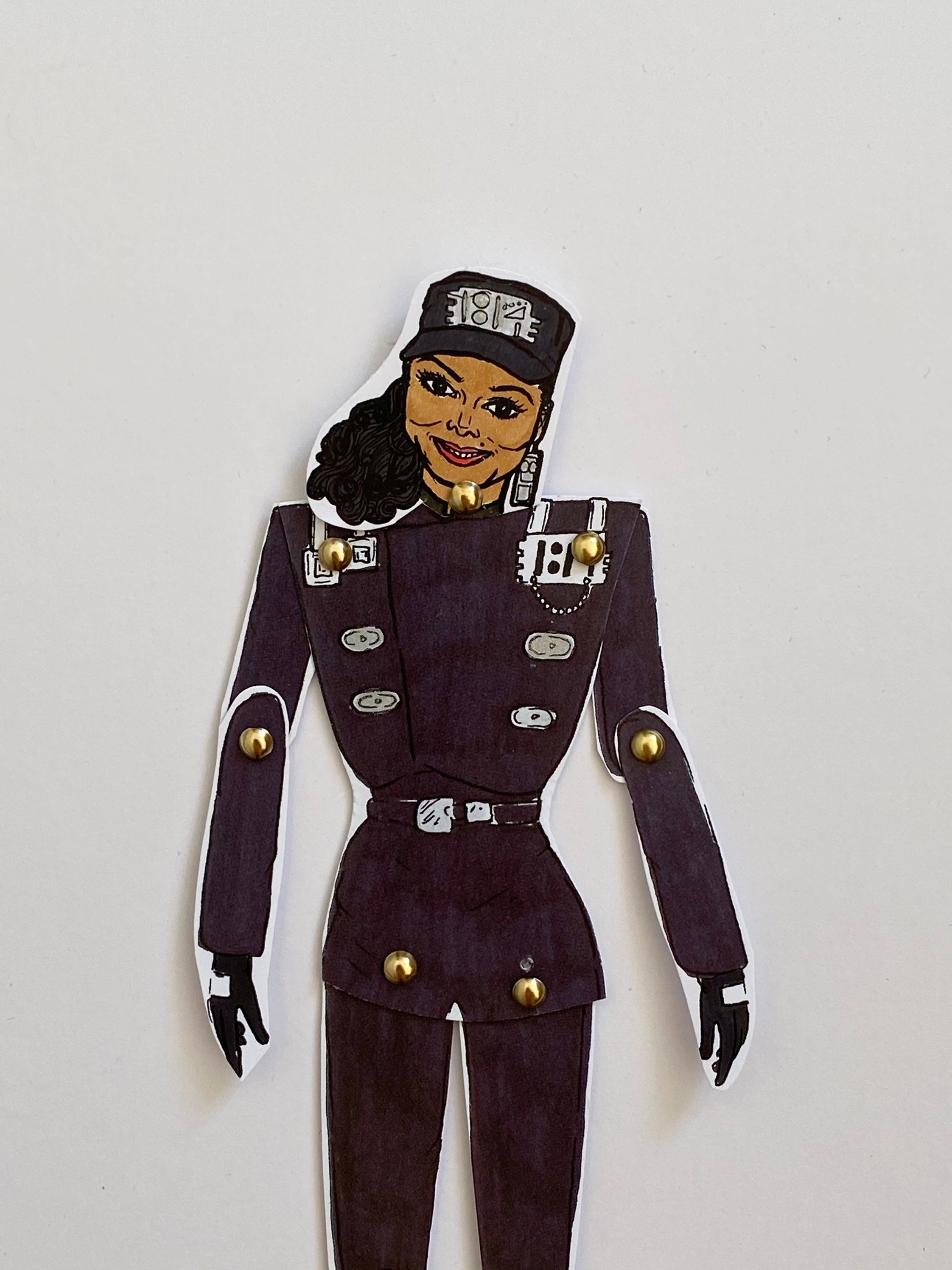 Jackson Print Jackson Paper Doll Articulated Etsy