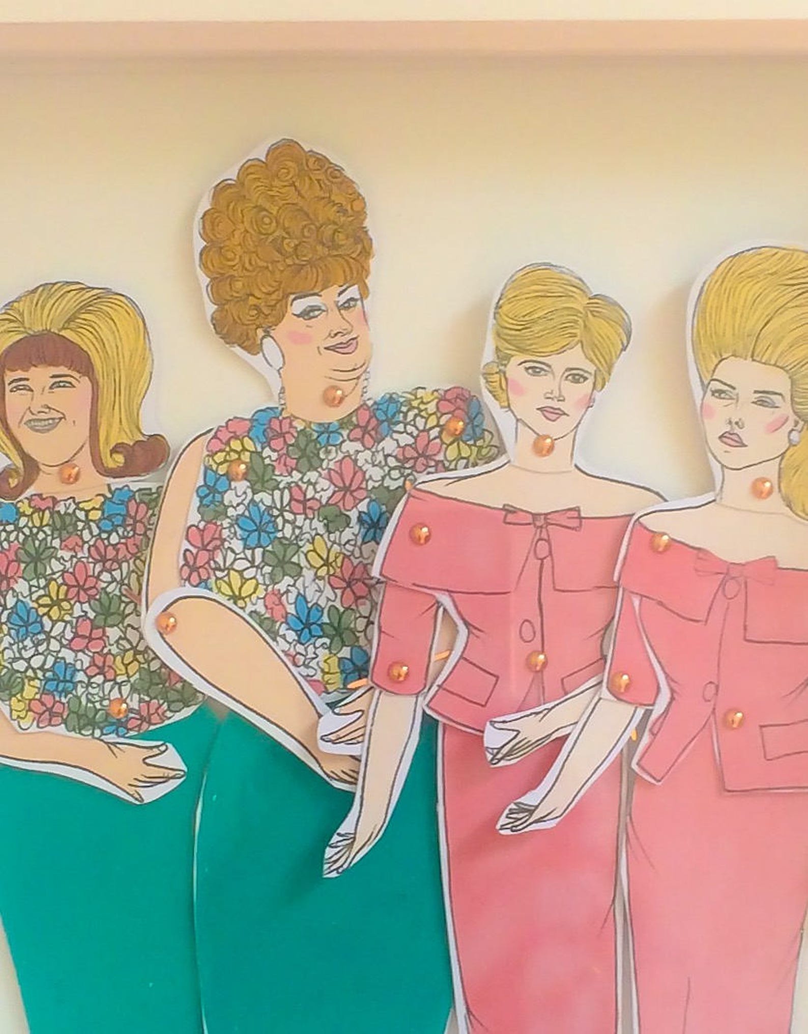 Hairspray Framed Doll Set. Perfect Present for Cult Film Fans. Etsy