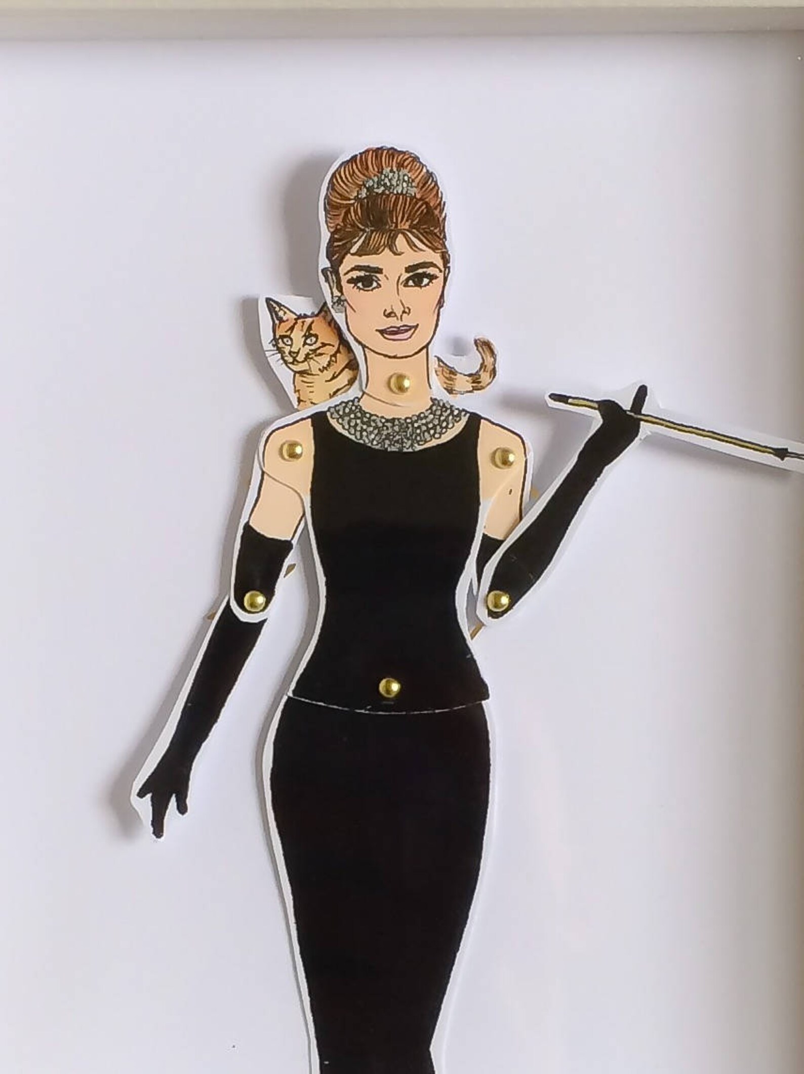 Audrey Hepburn Breakfast at Tiffany's Paper Doll Perfect Etsy