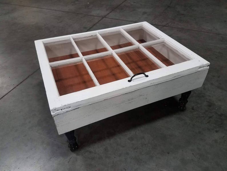 Farmhouse Coffee Table Rustic Storage Image 0