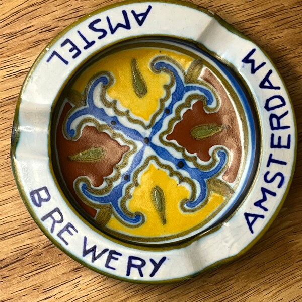 Vintage Gouda Pottery Amsterdam ashtray