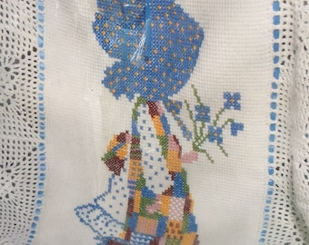 Digital Download Holly Hobbie Afghan Diagram and Instructions pdf