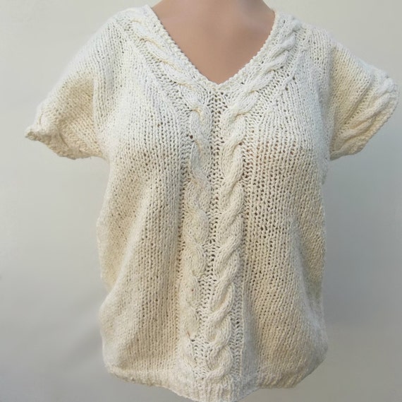 jeanne pierre cable knit sweater