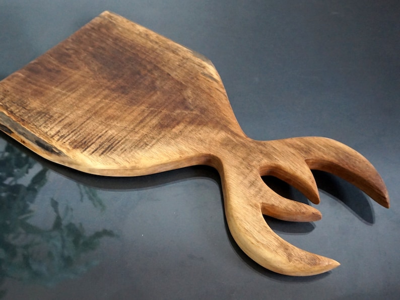 rustic charcuterie board deer antler cutting board Large cheese Board