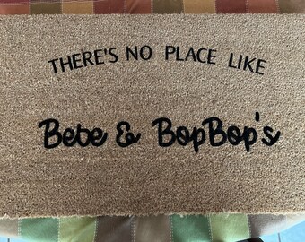 Personalized welcome mat