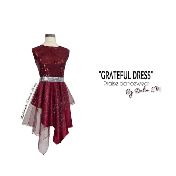 red praise dance dress Amazon.com: Sinleey Women Praise Dance Tunic Liturgical Dance Overlay  Burgundy Small