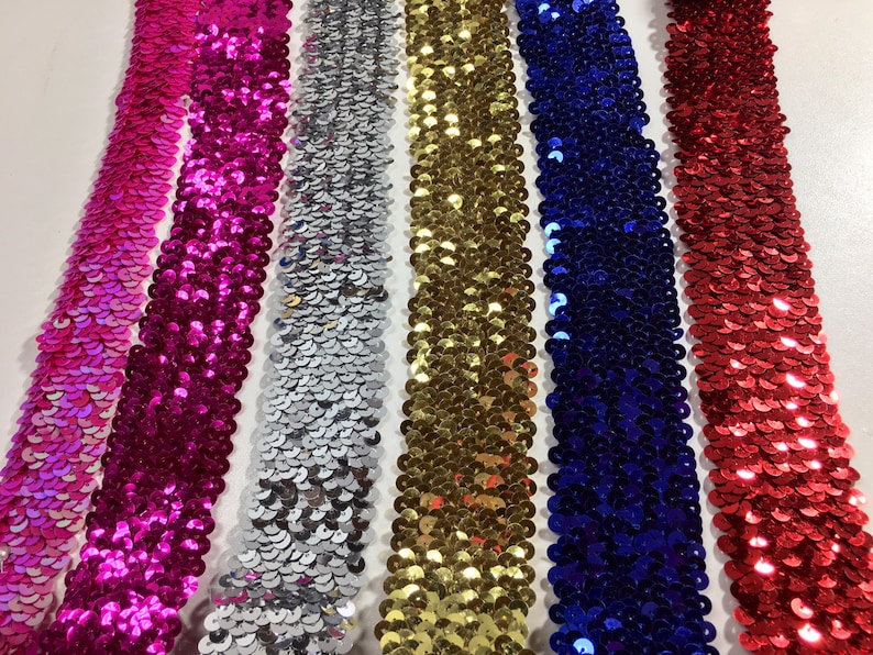 Sparkle Sequin Belt Etsy
