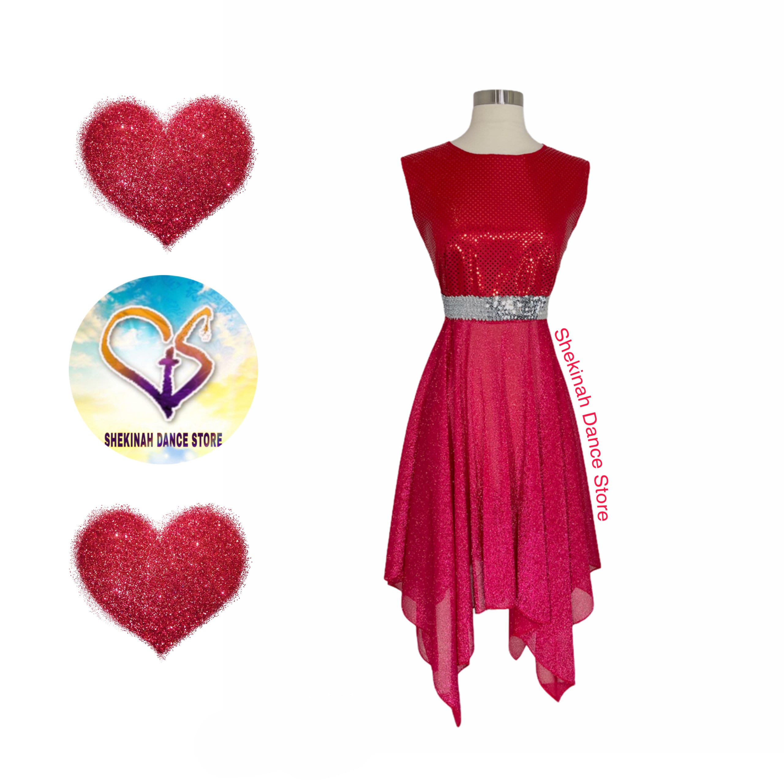 Praise Dance Garments Red - Etsy Praise Dance Garments Red - Etsy