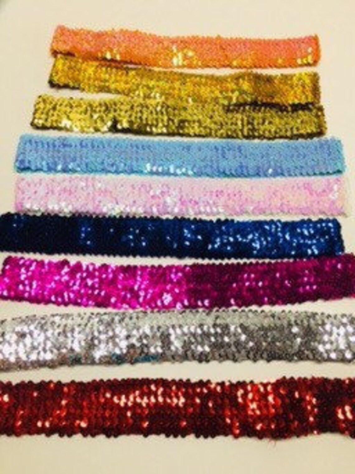 red sequin belt