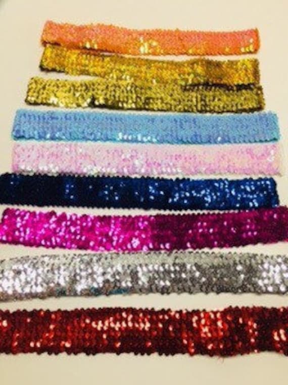 white sequin belt