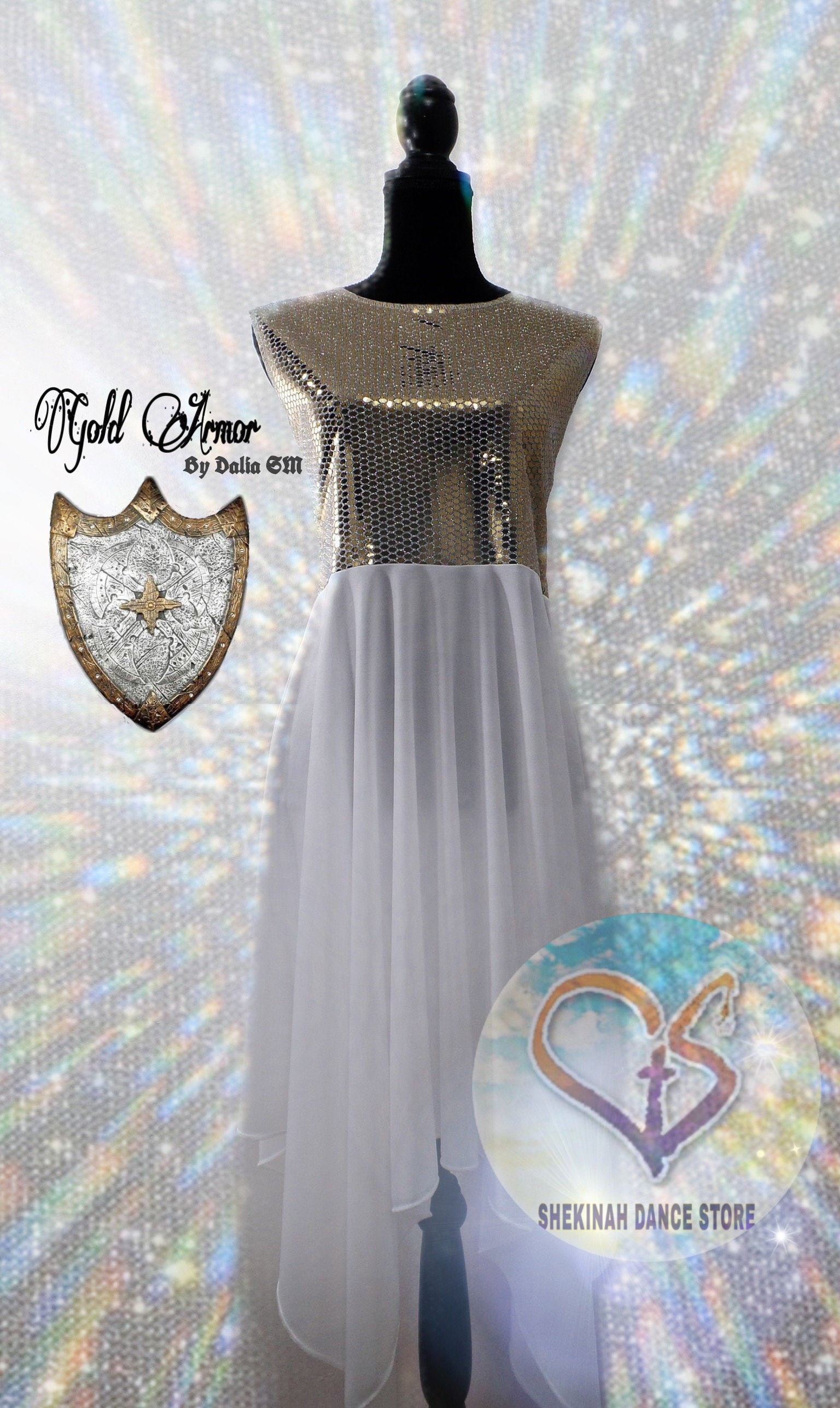 White and Gold Worship Garments - Etsy