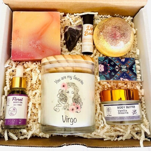 Virgo Birthday Gift Gift Set Virgo Zodiac Gift Organic Etsy
