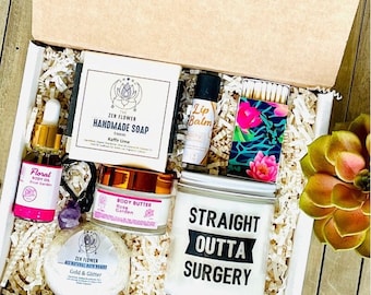 Straight outta Surgery Gift box, Get Well Care Package, Post Surgery, Send a Gift, Get Well Gifts , Surgery gift basket for healing