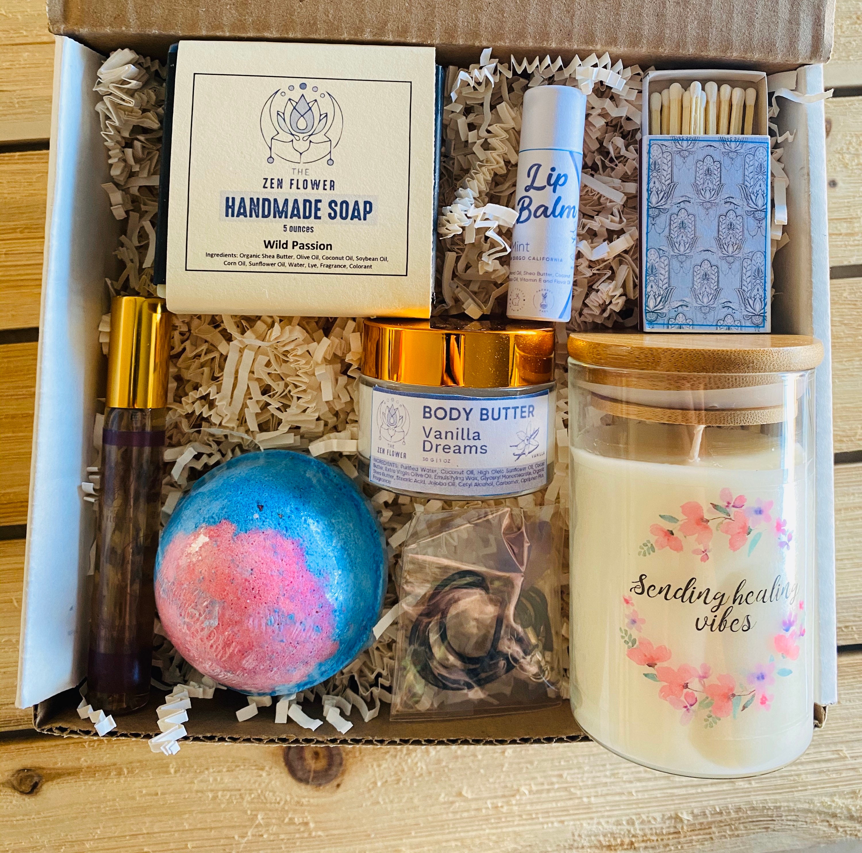 Healing Vibes Spa Gift Box Get Well Gift Box Sending | Etsy