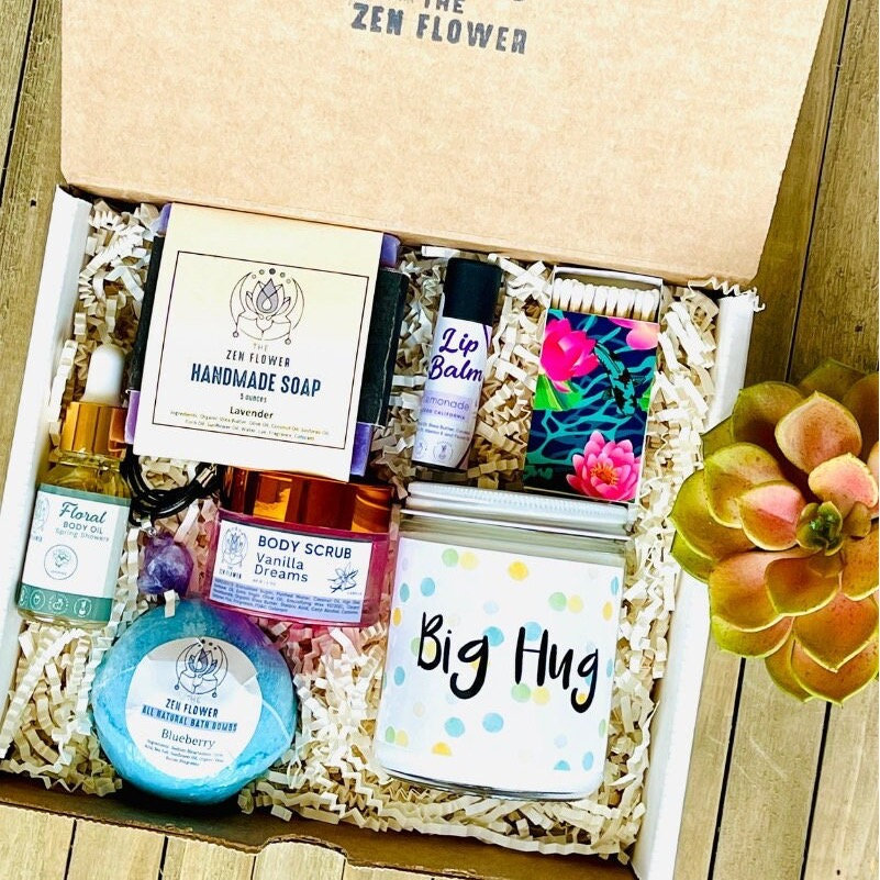 Big Hug Gift Box, Thinking of You Gift, Just Because Gift, Spa Gift Box,  Friendship Gift, Spa Gift, Care Package, Gift for Her, I Love You 