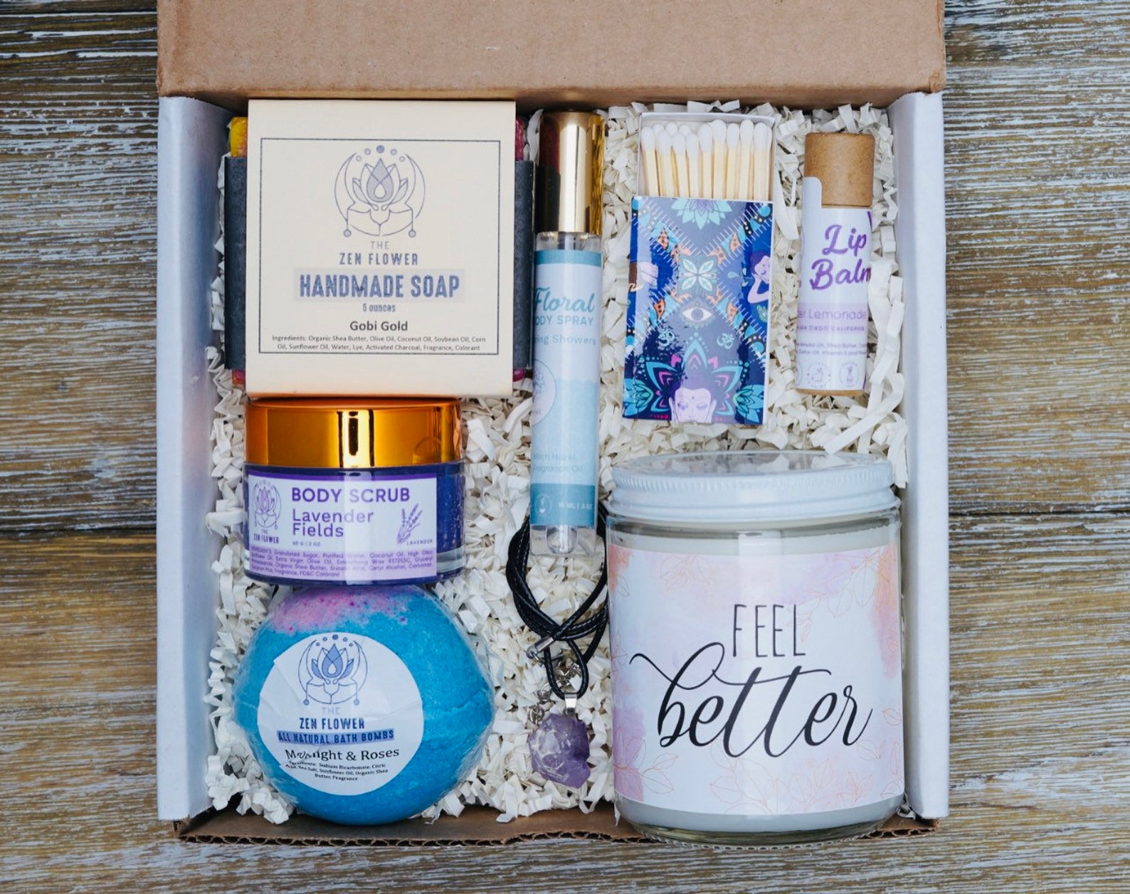 Feel Better Gift Basket Cozy Care Package For Her With Etsy