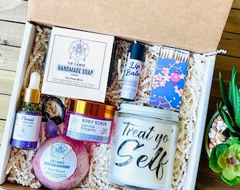 Treat Yo Self Spa Gift Box , The Zen Flower , Spa Gifts