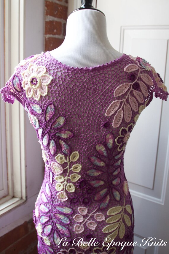 Irish crochet lace dress 2025