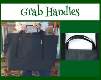 Grab Handles Add-Ins for our Dog Carriers - A Pair of Handles For Carrying Big Dog Carriers by Hand