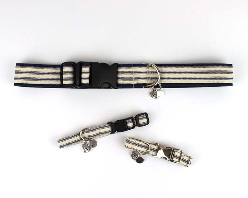 Blue Dog Collar X Small Dog Collar to X Large Dog Collar Boy Etsy