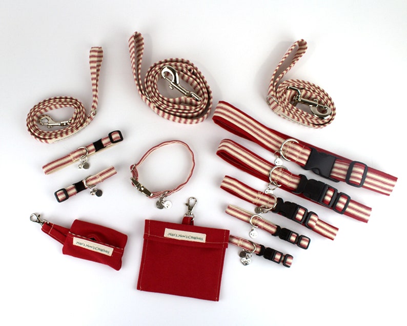 Dog Treat Bag Red Dog Treat Holder Dog Walking Bag Dog Etsy