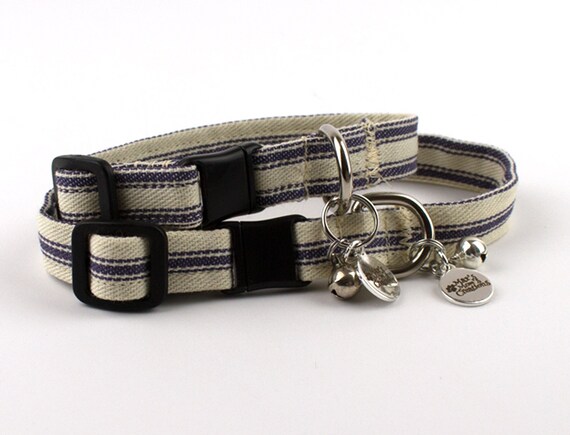 Cat Collar Blue Breakaway Cat Collar Small Cat Collar Large Cat