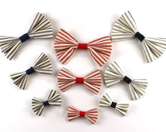 Dog Collar Bow / Bowtie in 3 Sizes and 3 Colors